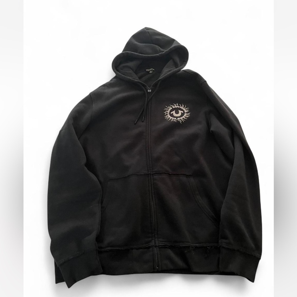 True Religion Black Graphic Hoodie
